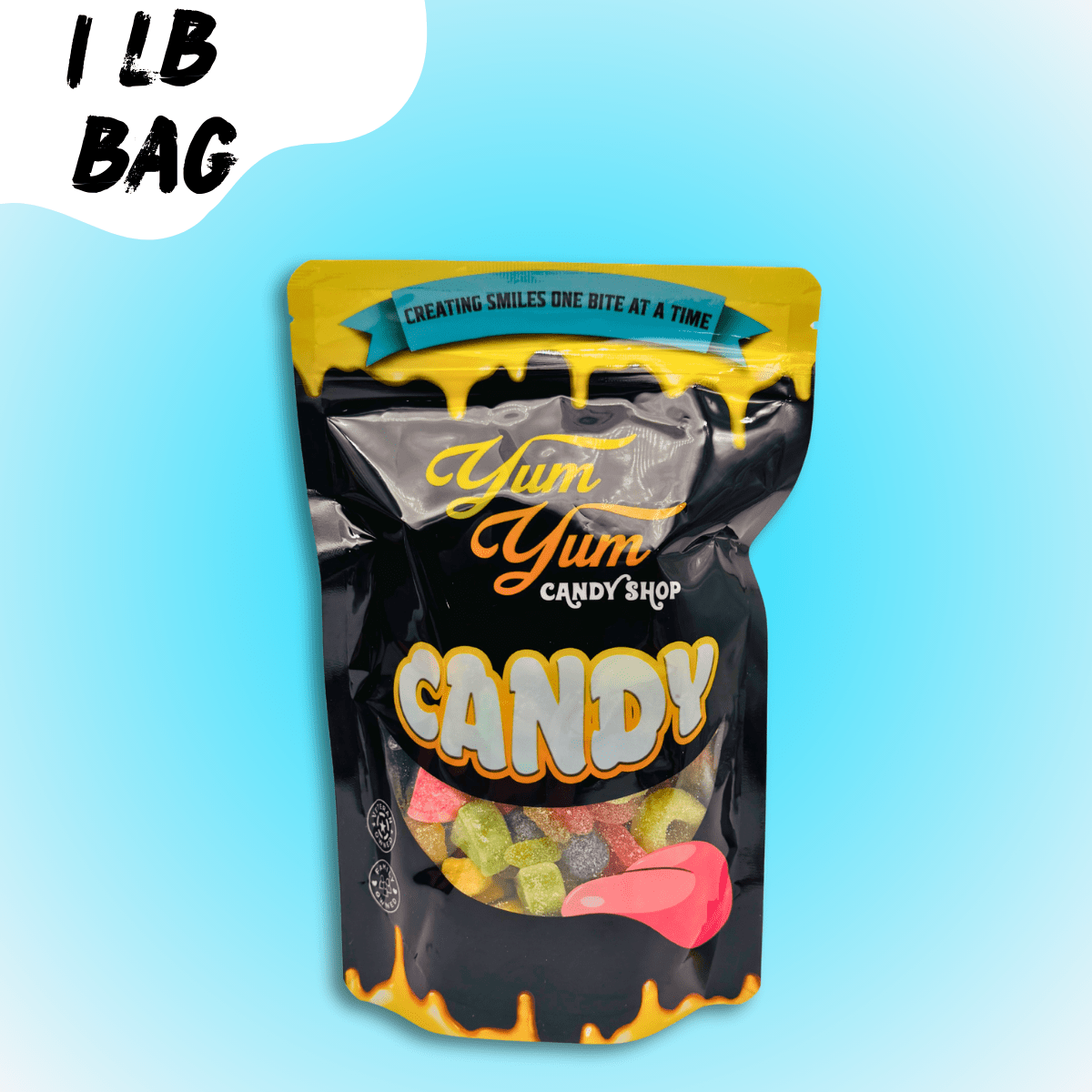 Ultimate Gummy Candy Mix - Over 150 Kinds - Sweet Sour Snack | Yum Yum Candy Shop
